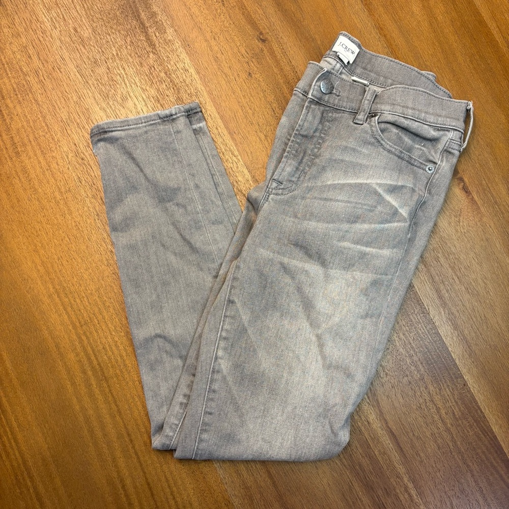 J. Crew Grey Skinny Jeans